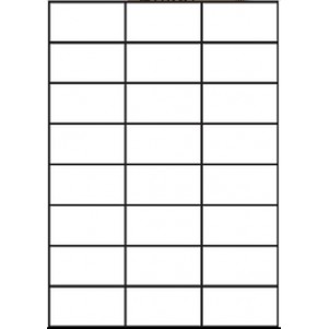 Etiket afmetingen 70,0 x 37,0 mm