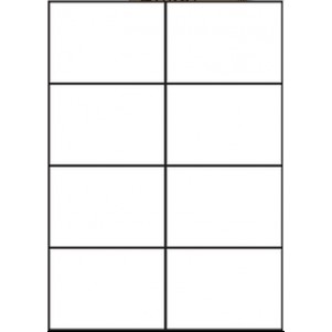 Etiket afmetingen 105,0 x 74,0 mm